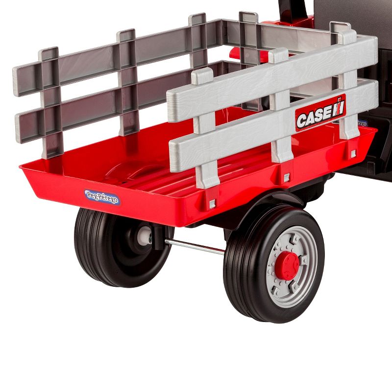 Peg Perego Case IH Tractor and Trailer - Red