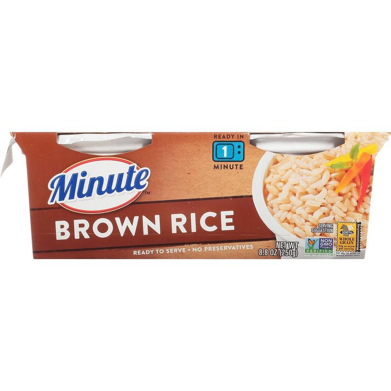Minute Ready to Serve Fully Cooked Brown Rice Cups - 2pk - 8.8oz