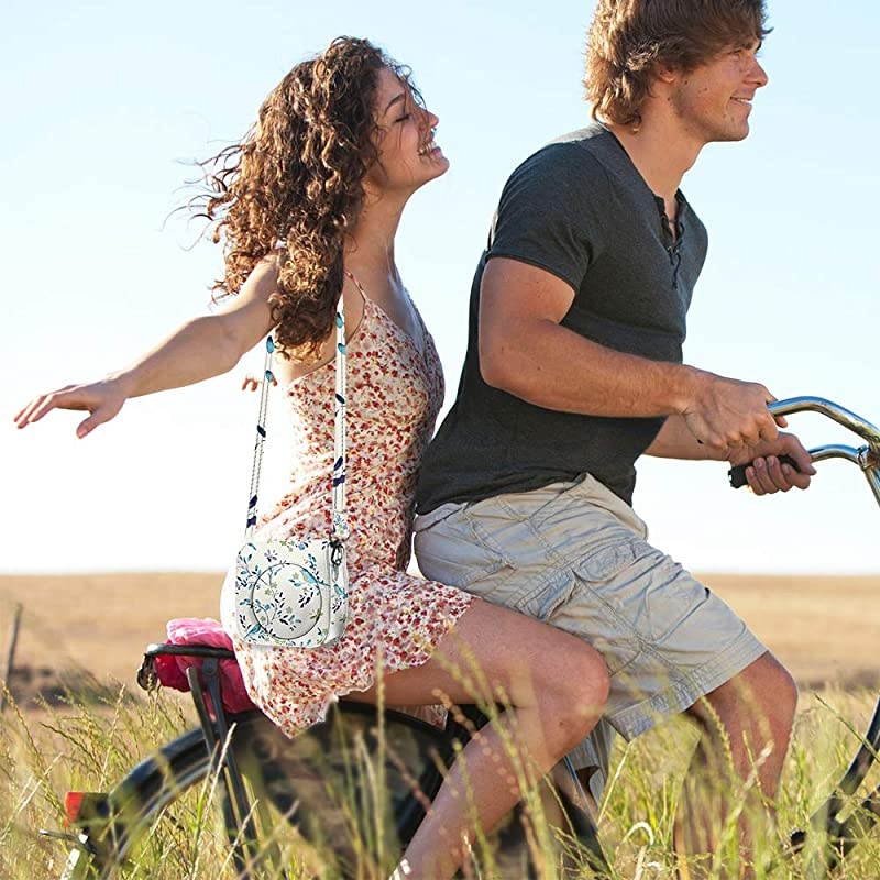 Protective Case Compatible with Fujifilm Instax Mini 8 Mini 8+ Mini 9 Instant Camera - Premium Vegan Leather Bag Cover with Removable Strap, Rose Gold