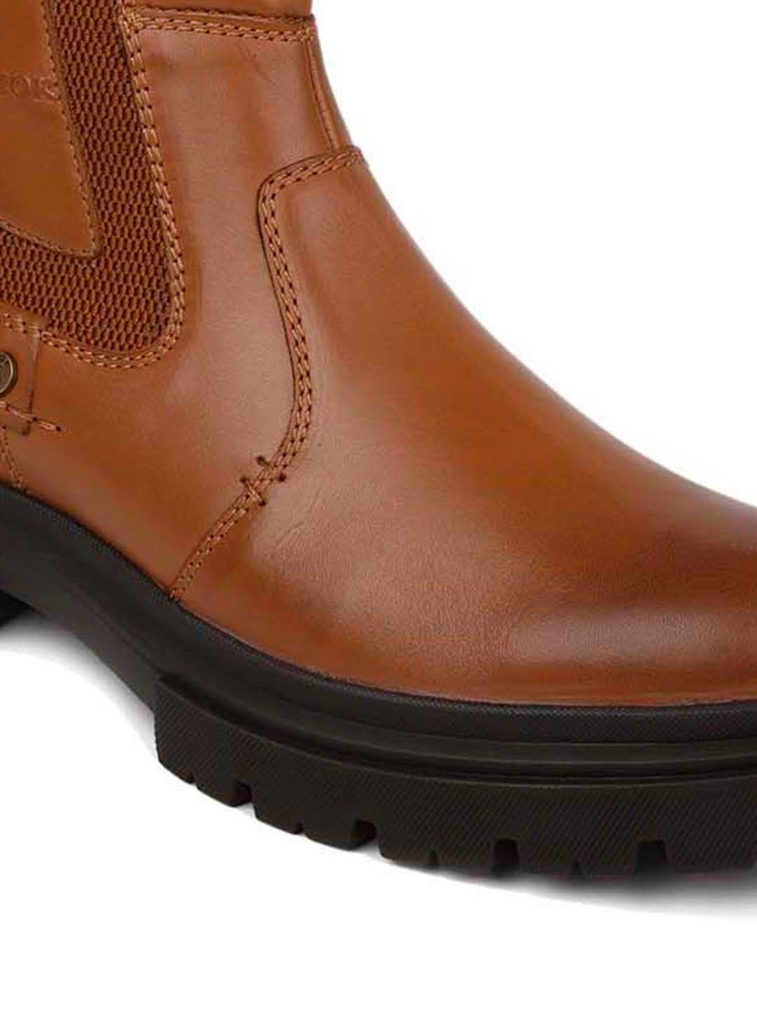 EZOK Men's Tan Chelsea Boots