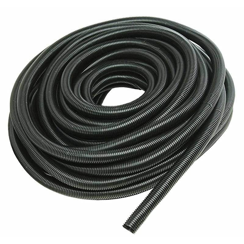 12 inch Split Loom 100 Feet Black Wire Tubing Black Car Audio Stereo Cable