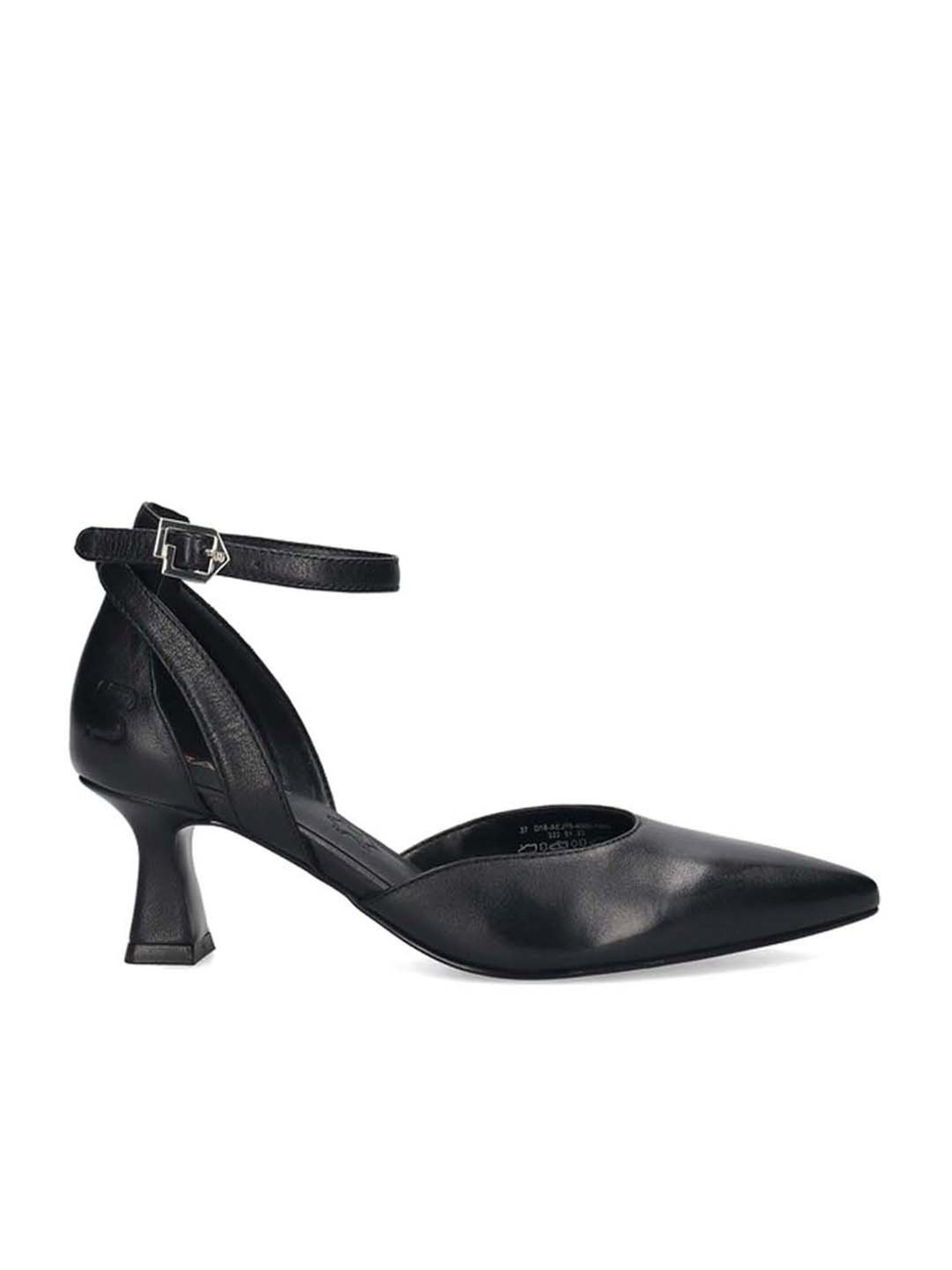 BAGATT Women's Varese Black Ankle Strap Sandals