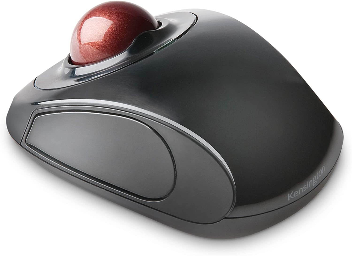 Kensington Orbit Wireless Trackball Mouse with Touch Scroll Ring (K72352US)Black