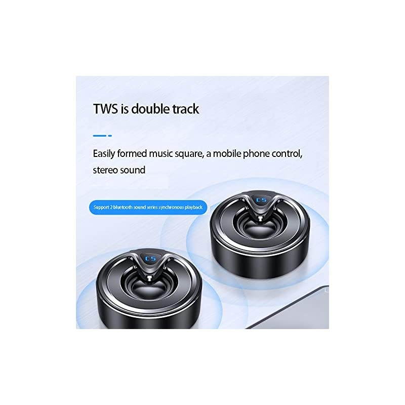 Mini Portable Bluetooth Speaker Small USB TF Card AUX Wireless Bluetooth Speaker with NoiseCancelling Microphone Enhanced Bass Handsfree Call HD Sound for Home Outdoor Car Gold