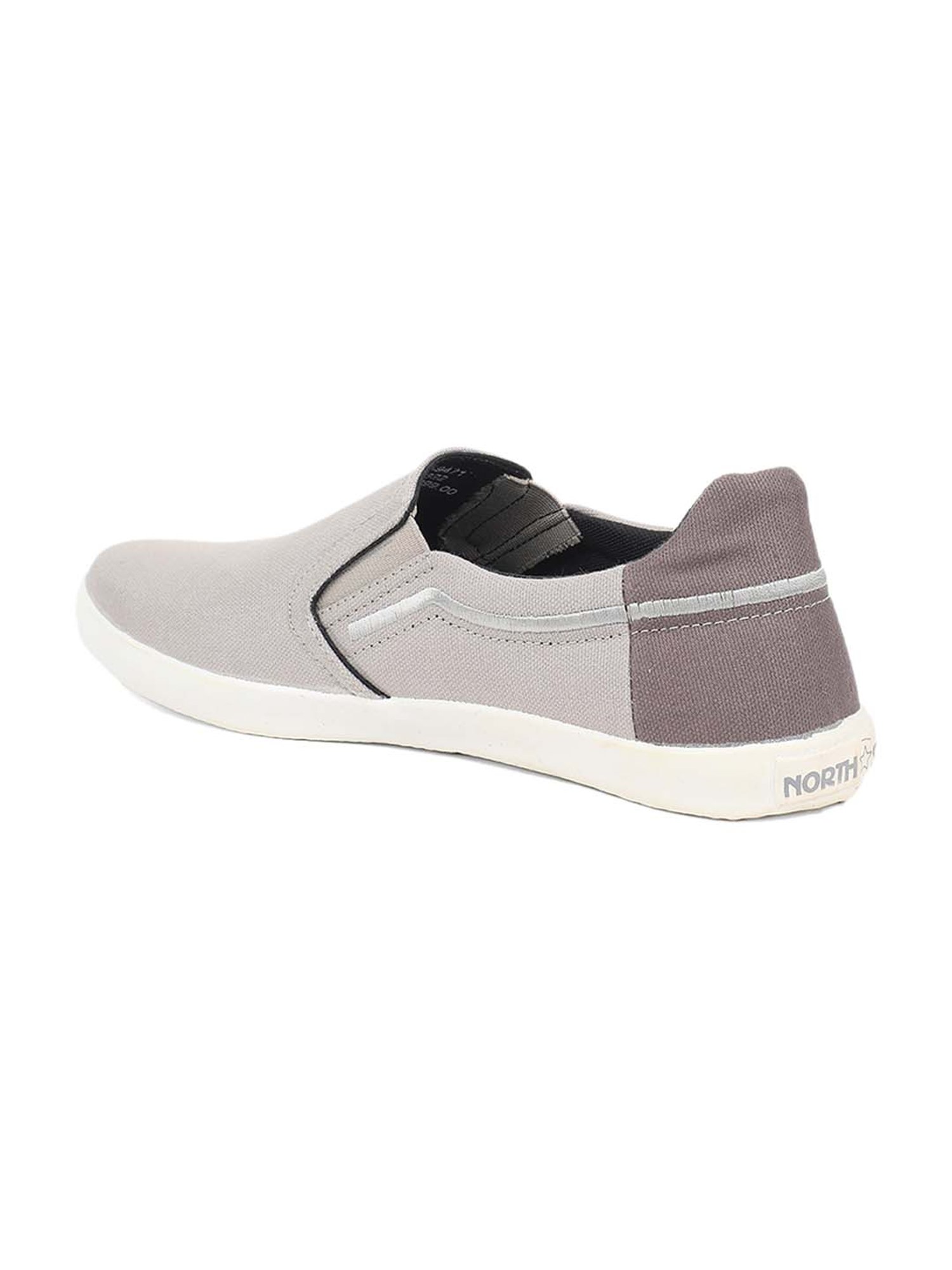 North Star by Bata Men's Grey Plimsolls