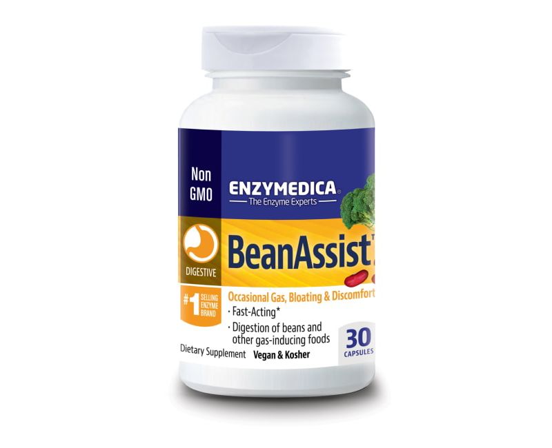 Enzymedica Digestive Health Treatments Beanassist Capsule 30ct.