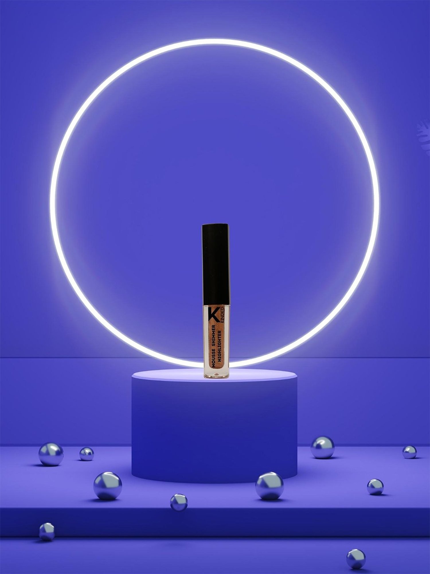 KINDED Mousse Shimmer Highlighter 03 Cool Copper - 3 ml