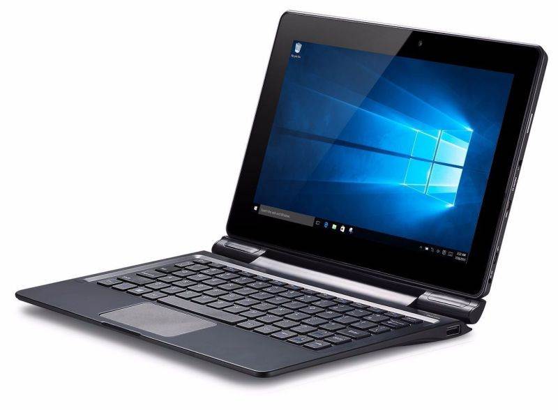 Intel Quad Core 10.1" IPS 2GB RAM 32GB EMMC Touchscreen 2-in-1 Laptop Tablet PC Windows 10 + Bluetooth keyboard Docking