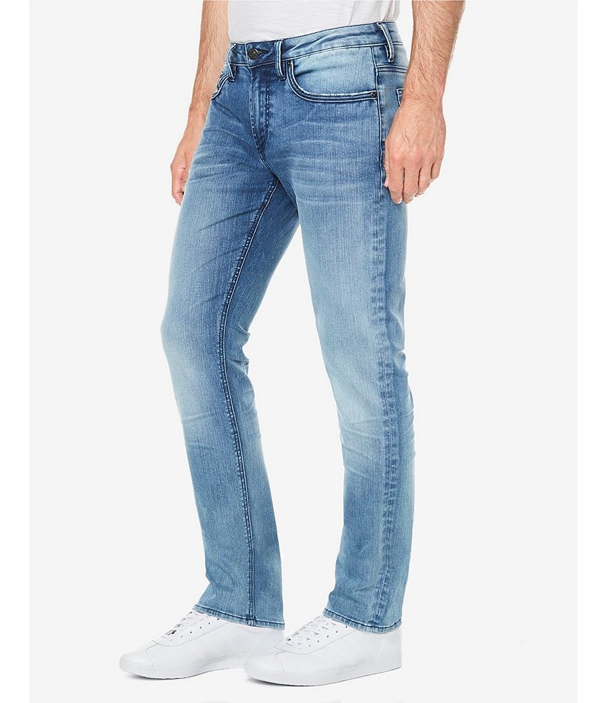 Buffalo David Bitton Ash X Crinkled Slim Fit Jeans