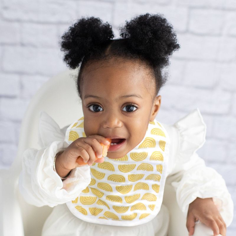 Neat Solutions Muslin Infant Bib Set - Neutral- 3pk