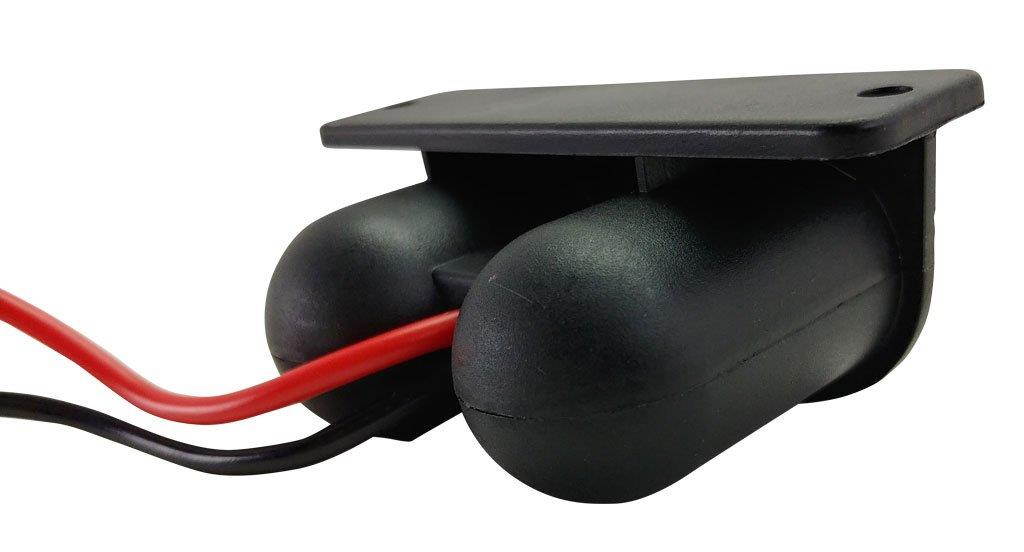 Custom Accessories 18003 12V Dual USB Under Dash Mount