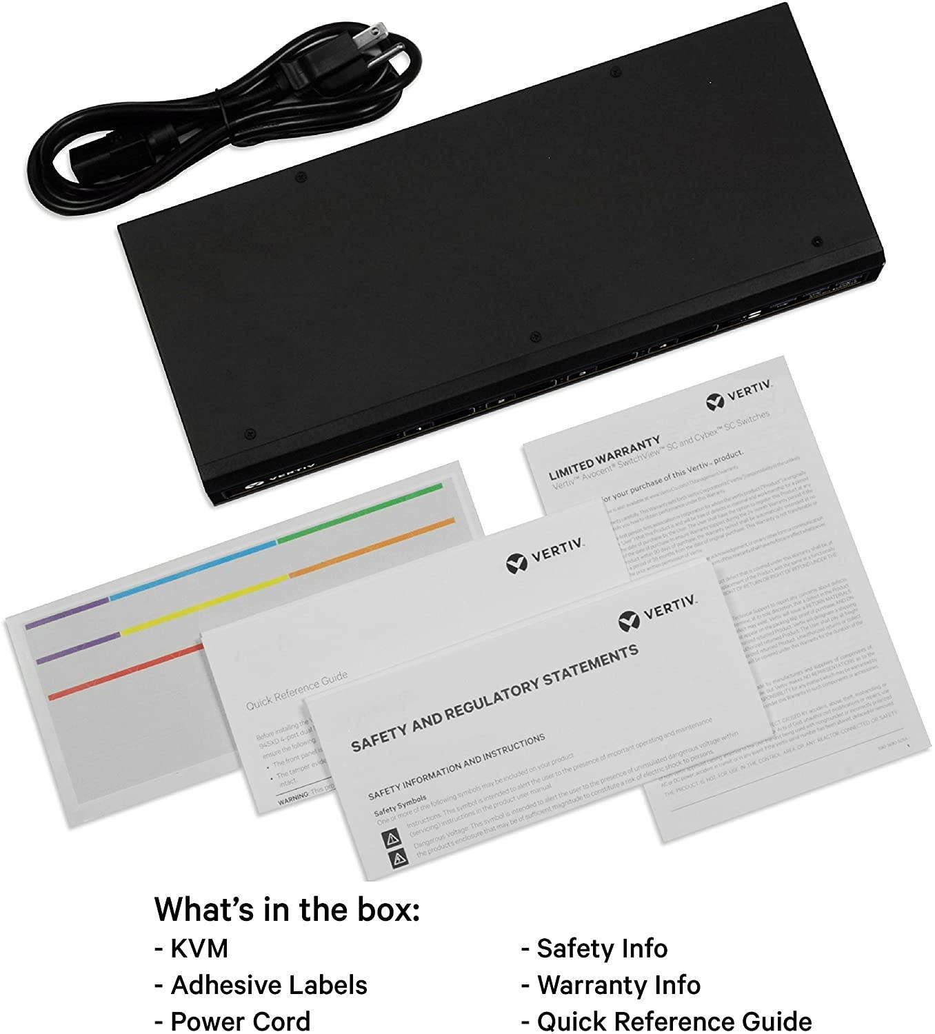 Vertiv Cybex Secure 4K UHD KVM 4-Port DisplayPort DH DPP NIAP EAL4+ TAA (SC945D-001)