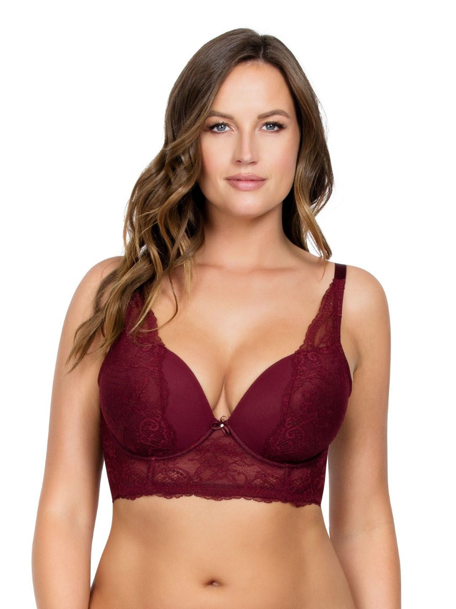 PARFAIT Burgundy Under Wired Padded T-Shirt Bra