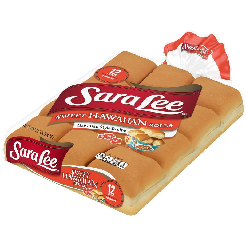 Sara Lee Sweet Hawaiian Dinner Rolls - 15oz