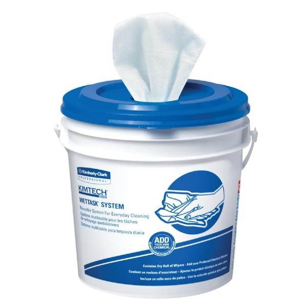 KIMTECH PREP Wipes for WETTASK System, 12 x 12 1/2, 90/Roll, 6/Carton
