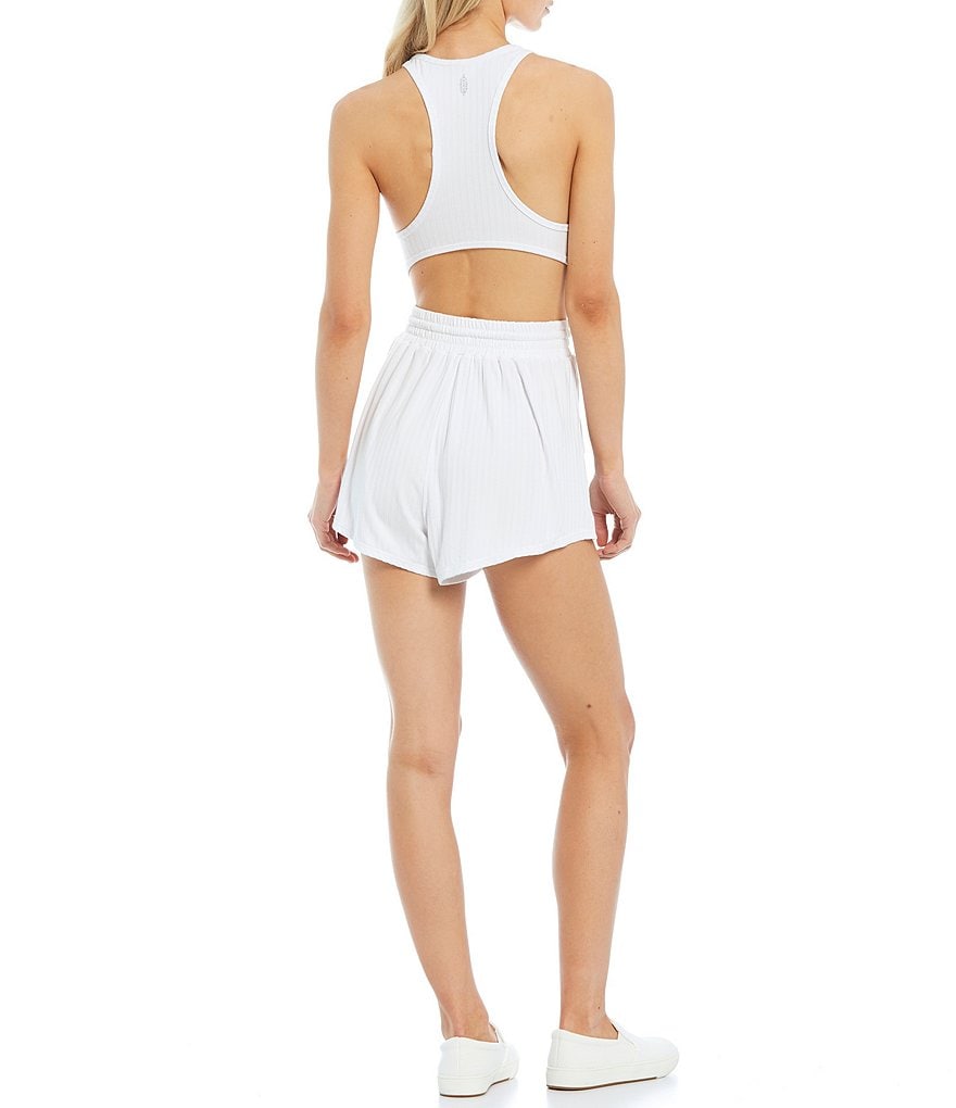 Free People FP Movement Blissed Out High Crew Neck Sleeveless Romper