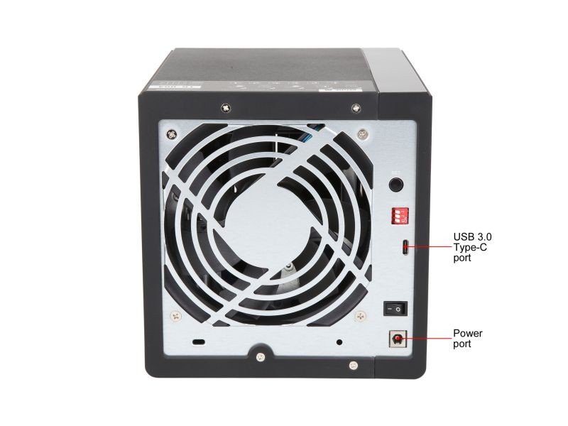 QNAP TR-004-US 4-Bay USB 3.0 Type-C (5Gbps) Hardware RAID Expansion Enclosure / DAS