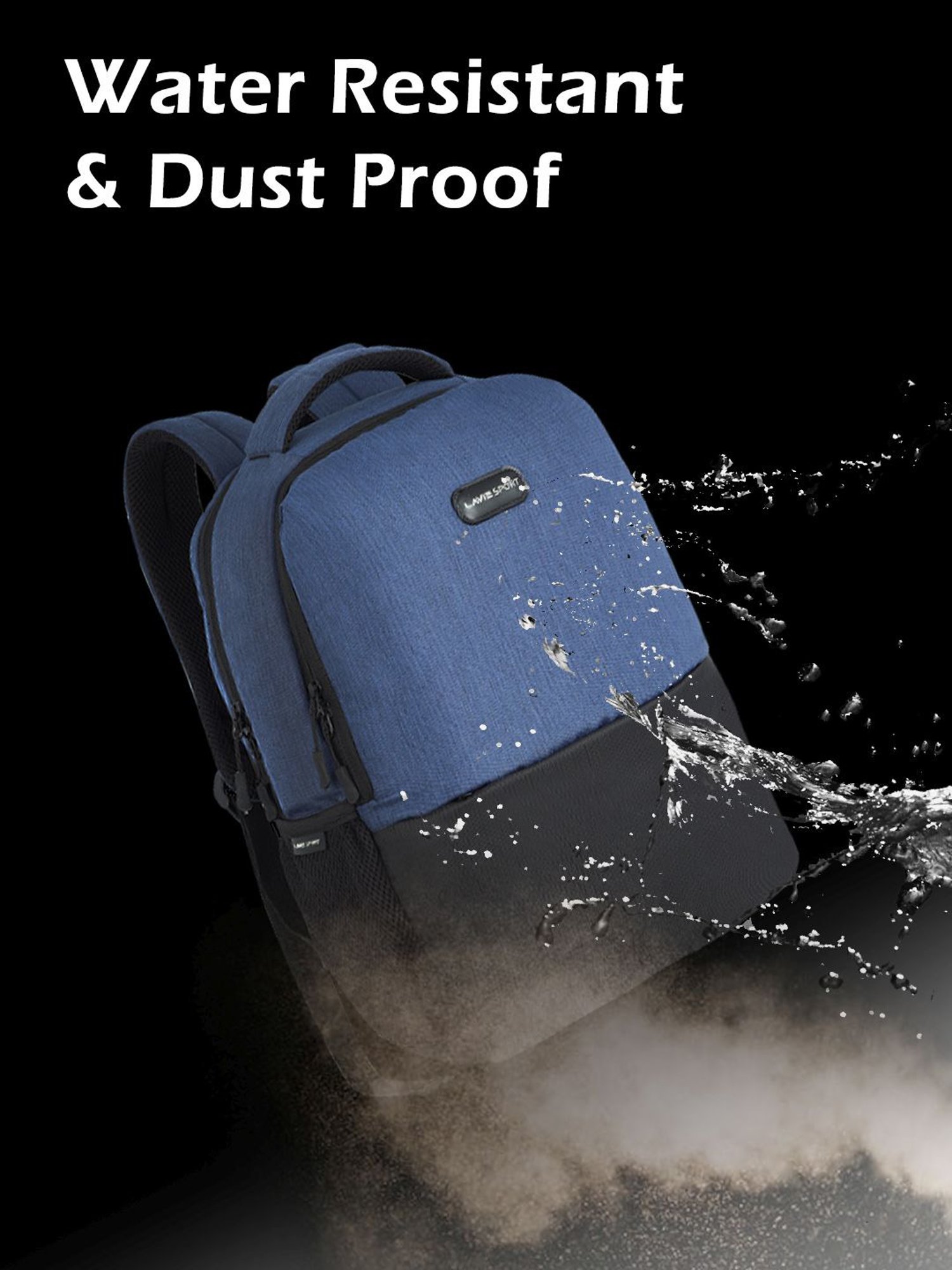 Lavie Sport Apex 21L Laptop Backpack For Men & Women (Navy)