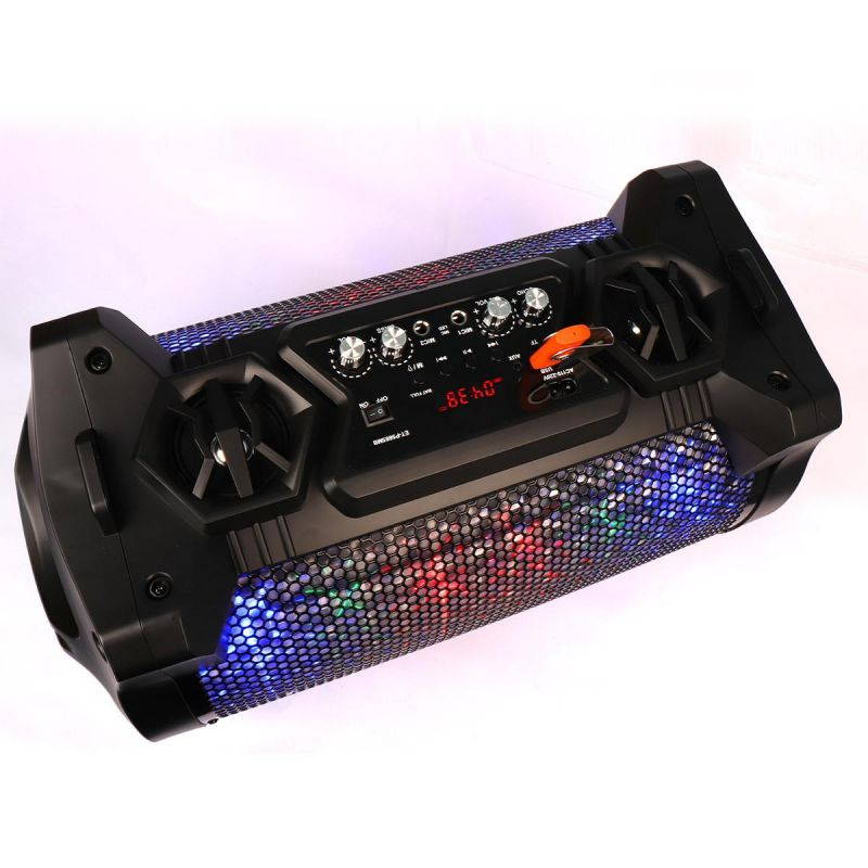 Portable Bluetooth Speaker Stereo Wired Microphone FM Subwoofer Outdoor -