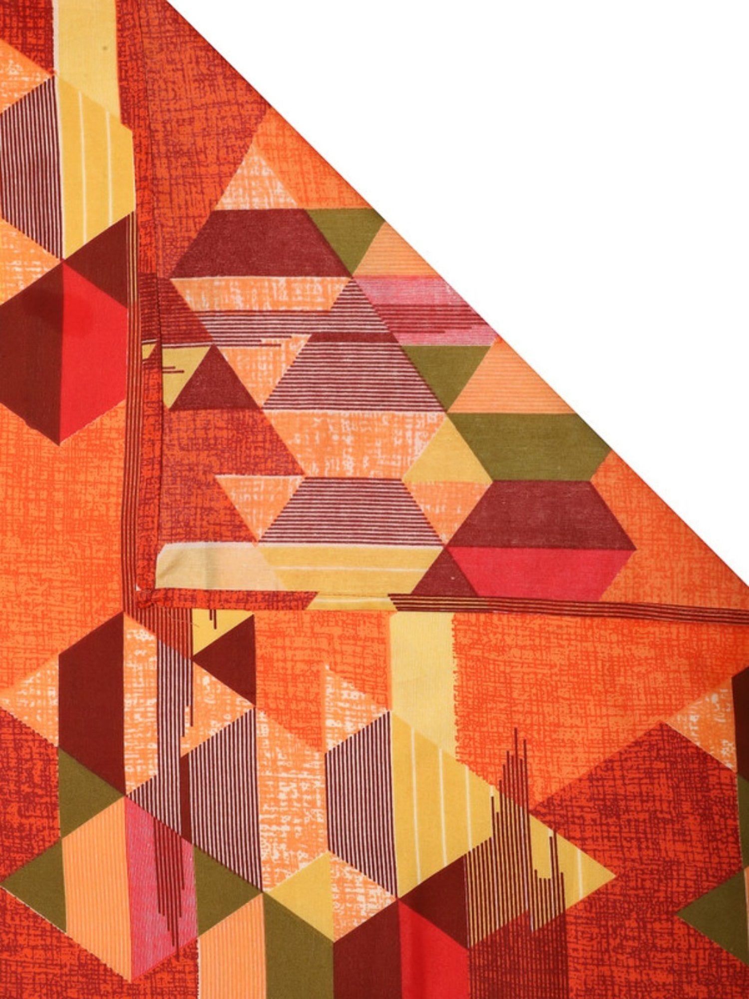 Dhrohar Printed Multicolor Cotton 180 TC Double Bedsheet with 2 Pillow covers