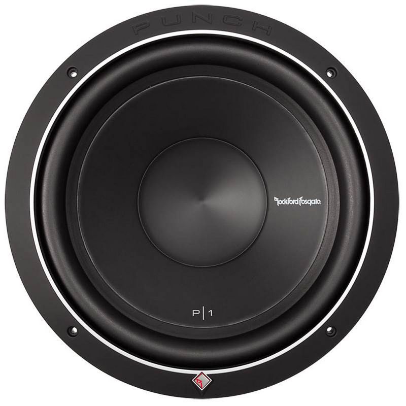 Rockford Fosgate P1S2-12 Punch 12 Inch 500 Watt 2-Ohm Power Car Audio Subwoofer Sub (4 Pack)