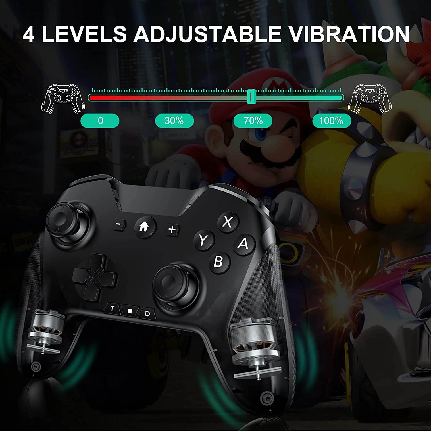 DESFLOW Wireless Controller for Switch/Switch Lite Professional Controller Remote Gamepad Joypad Joystick for Switch Console