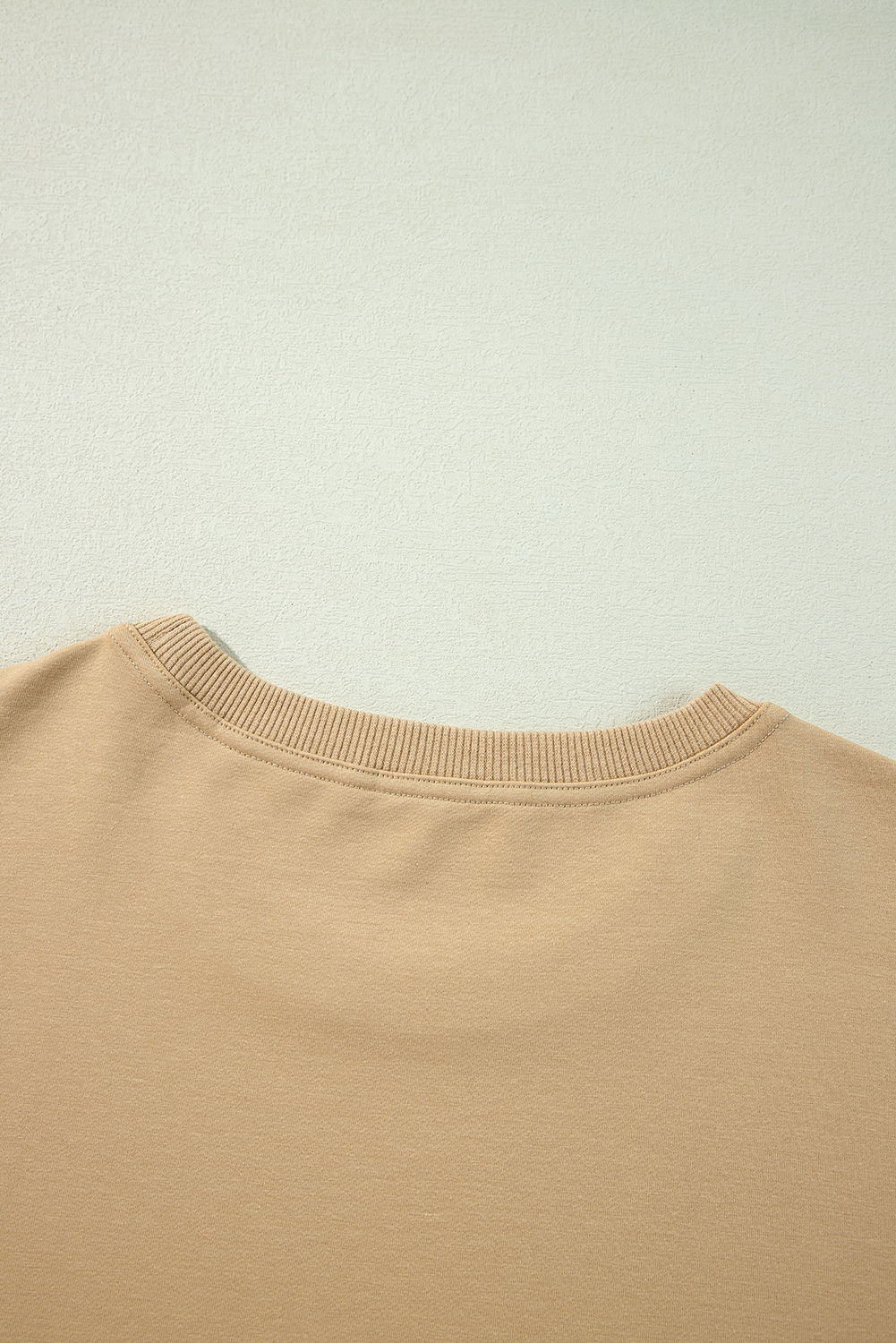 Apricot Color Block Patchwork Plus Size Mini Dress