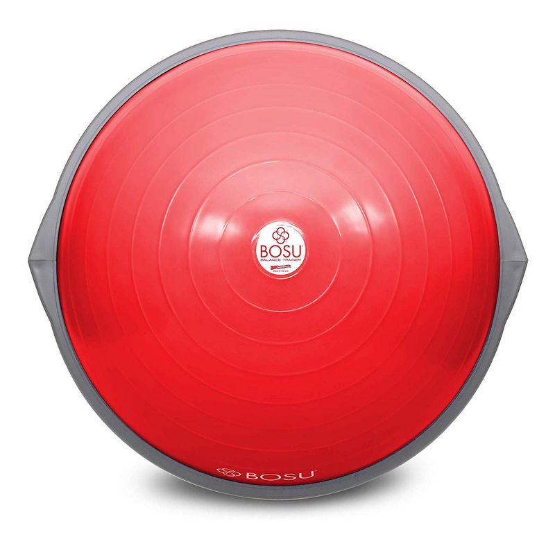 Bosu 72-10850 Home Gym Equipment The Original Balance Trainer 65 cm Diameter, Red and Gray
