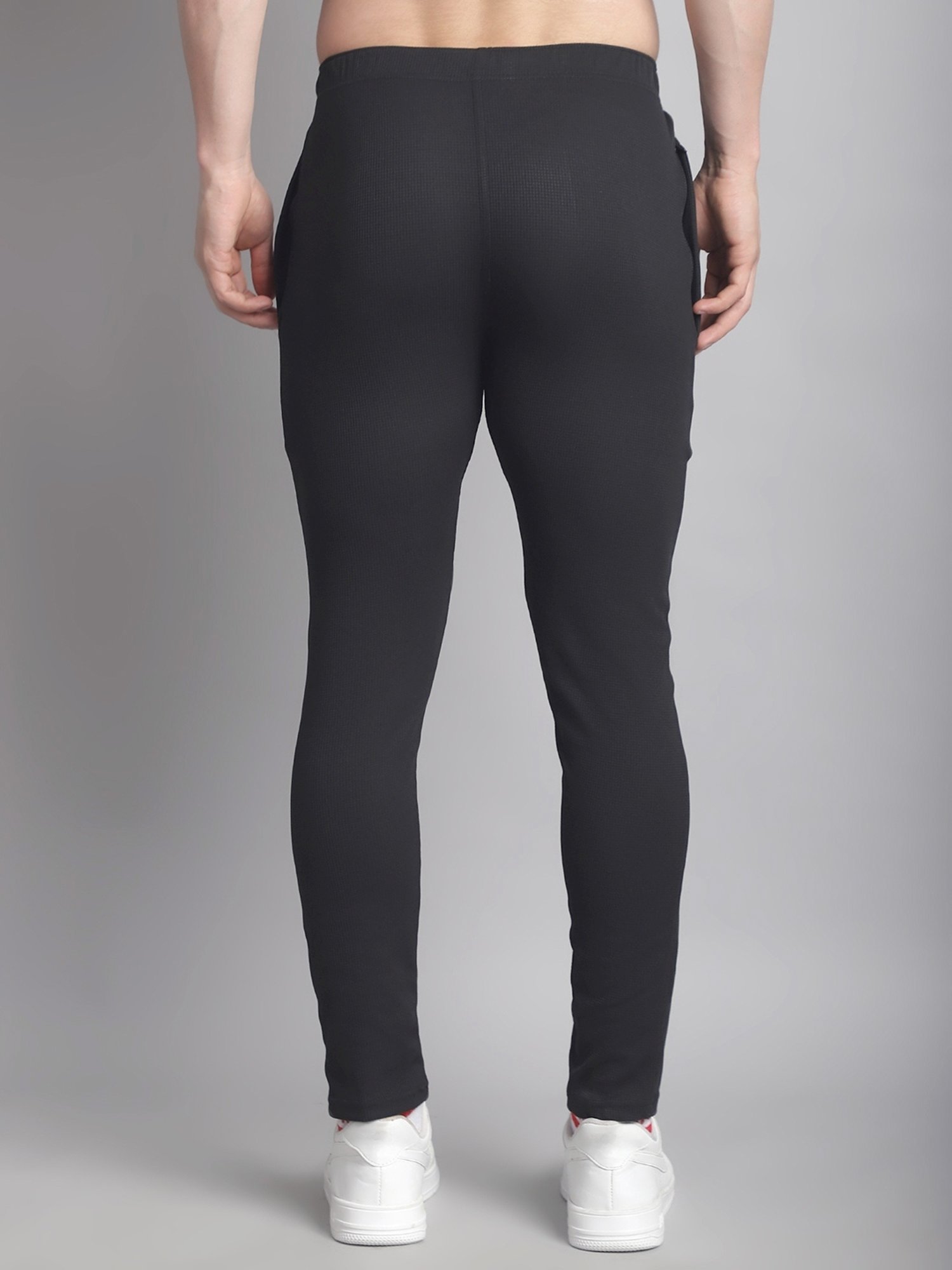 Parx Black Jogger Fit Joggers