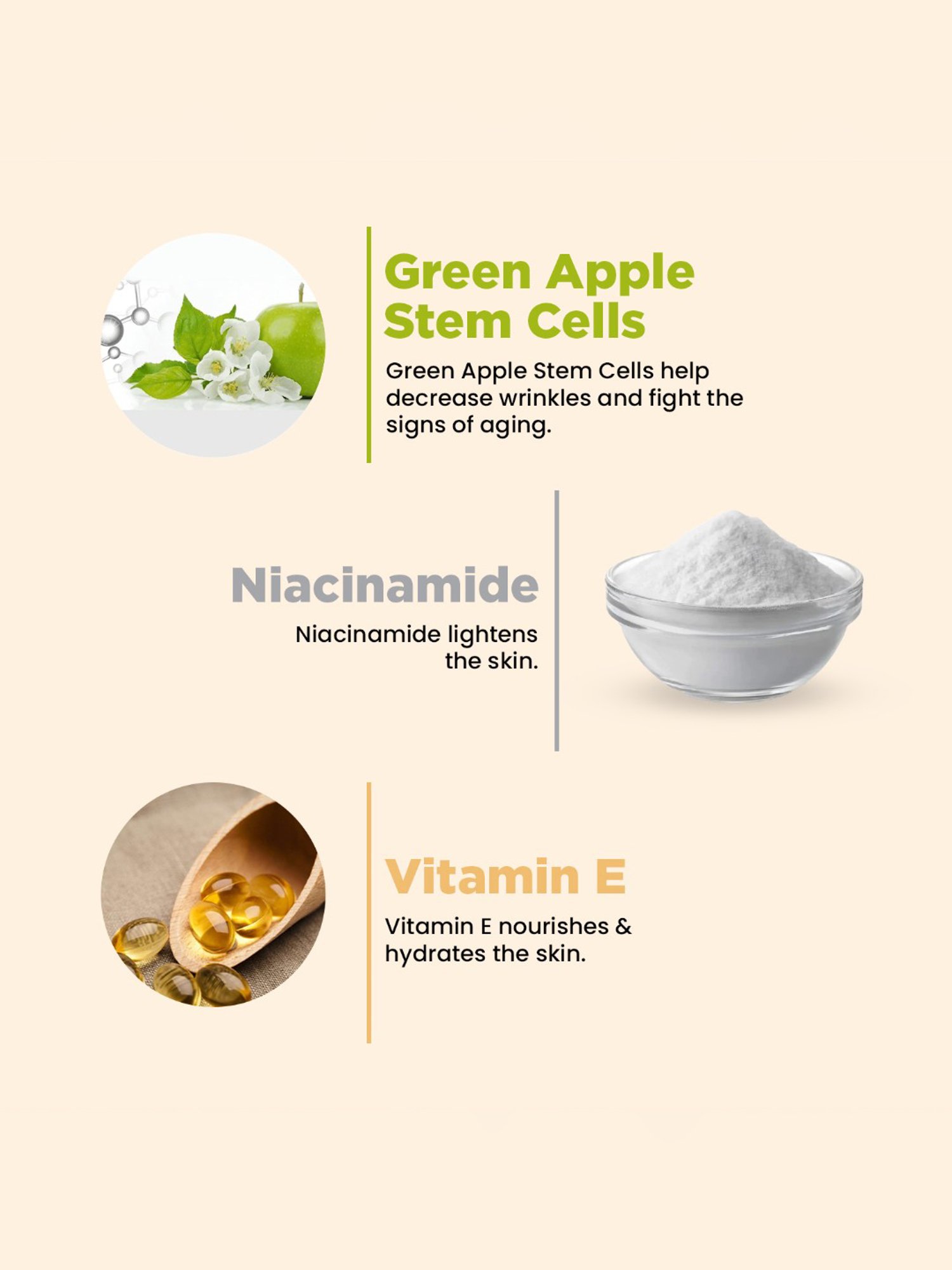 The Skin Story Green Apple Stem Cells 5 in 1 Radiant Cream - 50 gm