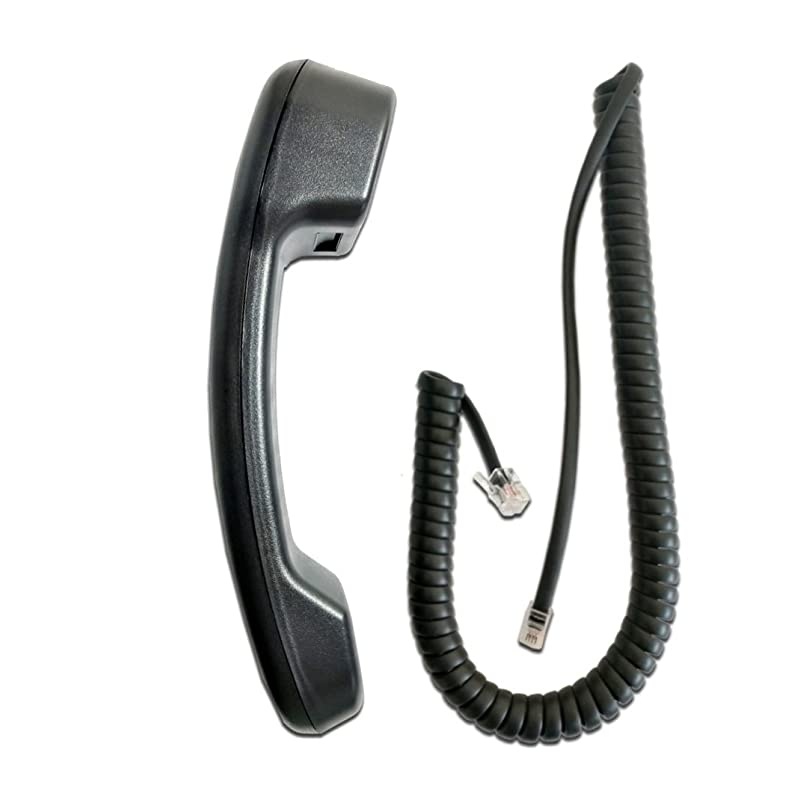 i2000 Compatible Handset Charcoal with Curly Cord