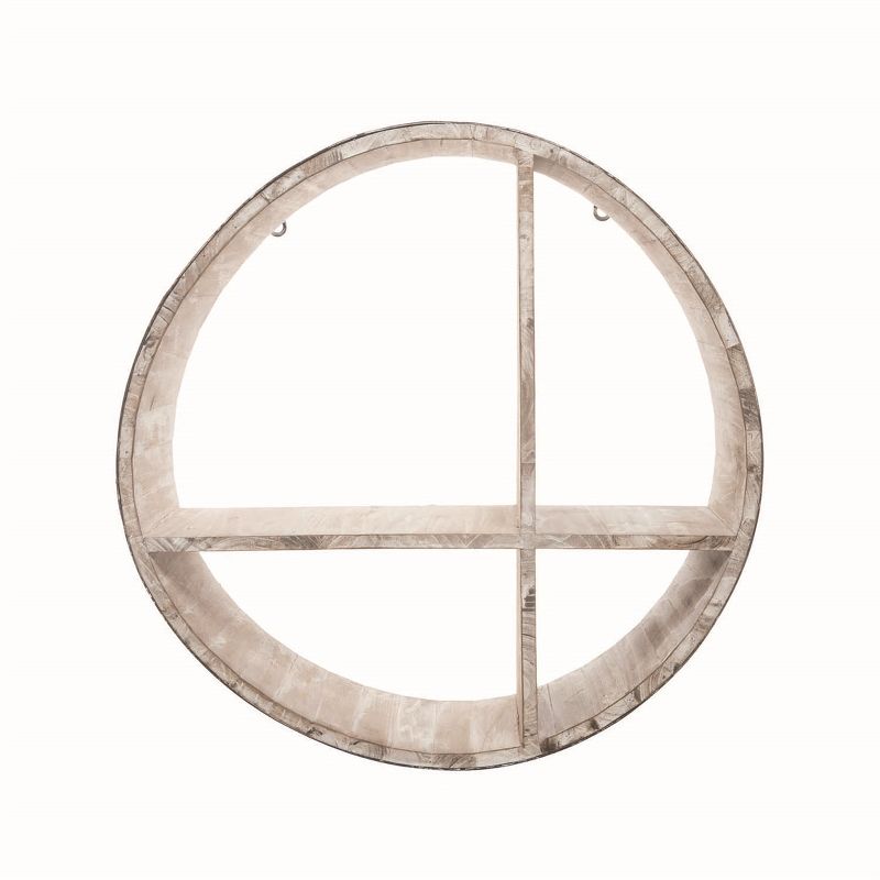 Barrel Round Shelf - Foreside Home and Garden