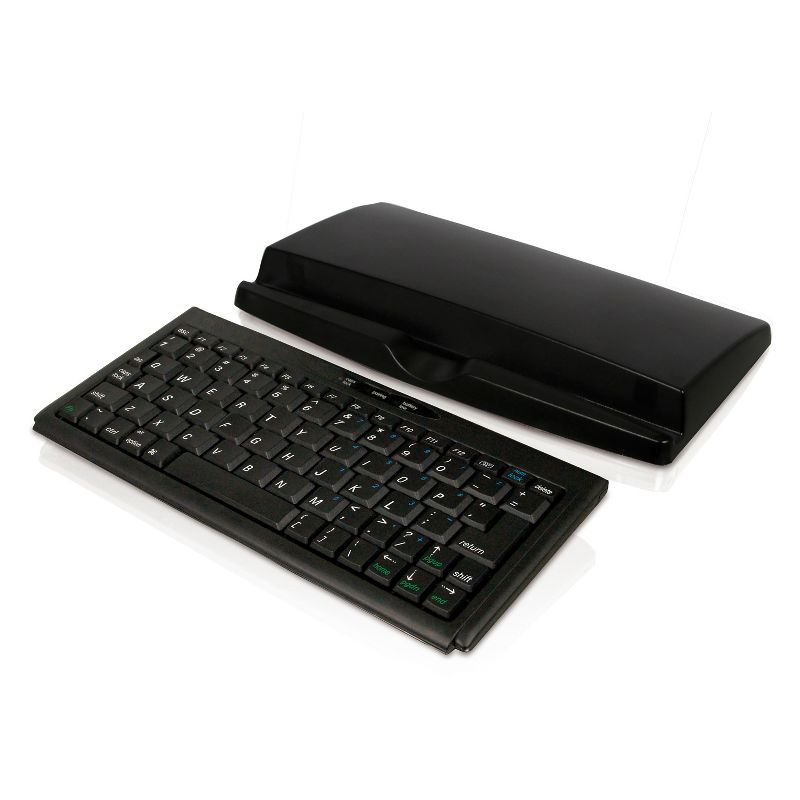 Macally Portable Wireless Bluetooth Compact Keyboard With Cover and Stand
