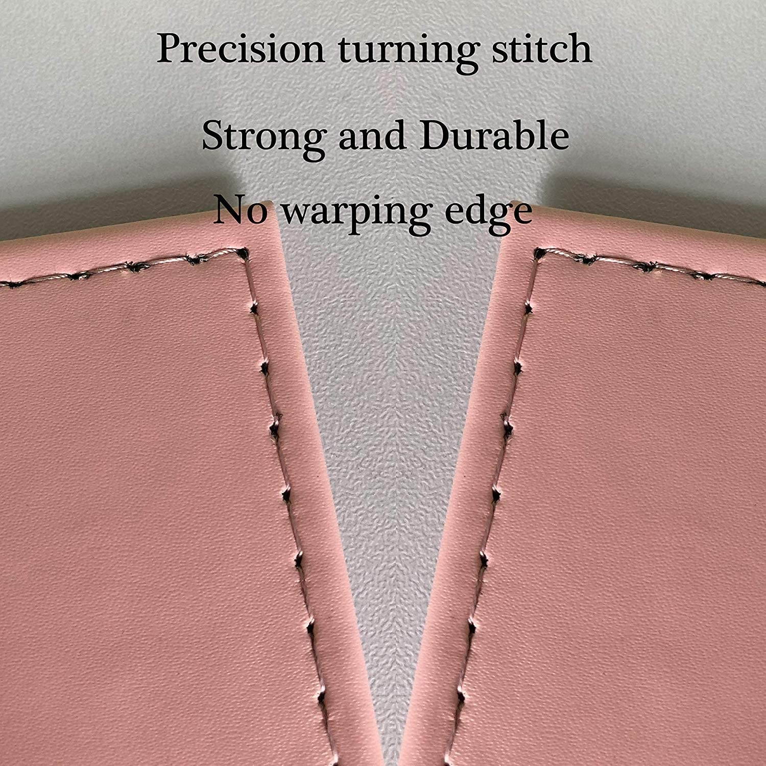 Non-Slip 35.4"x 18.9" Soft Leather Surface Office Desk Mouse Mat Pad with Full Grip Fixation Lip Table Blotter Protector(Gray)