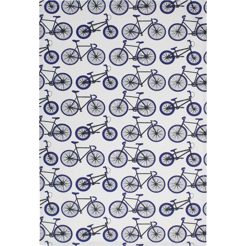 Chef Apron Biking Print Gray - MU Kitchen