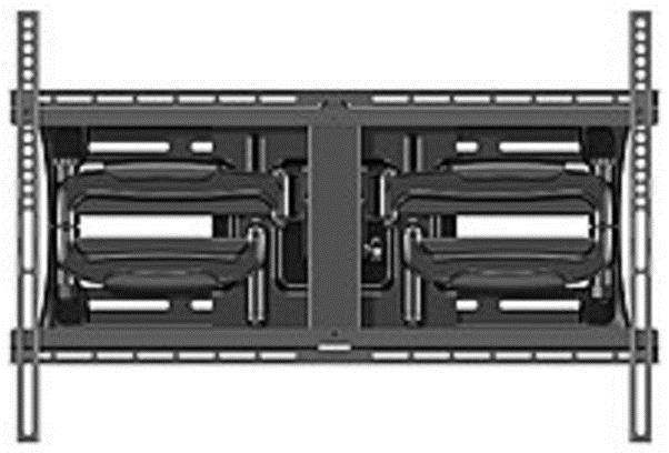 Sanus ALF218-B1 Large Full Motion Mount for 42 to 75-inch TV - Black