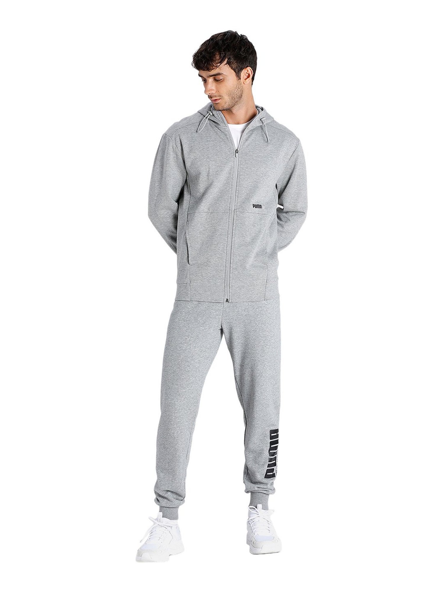 Puma Grey Full Sleeves Jacket