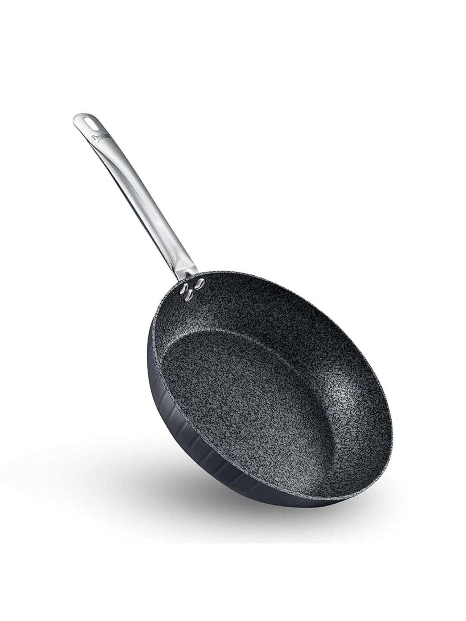 Prestige Black Hard Anodised 24 cm Non-Stick 6-Layer Fry Pan (1.9 L)