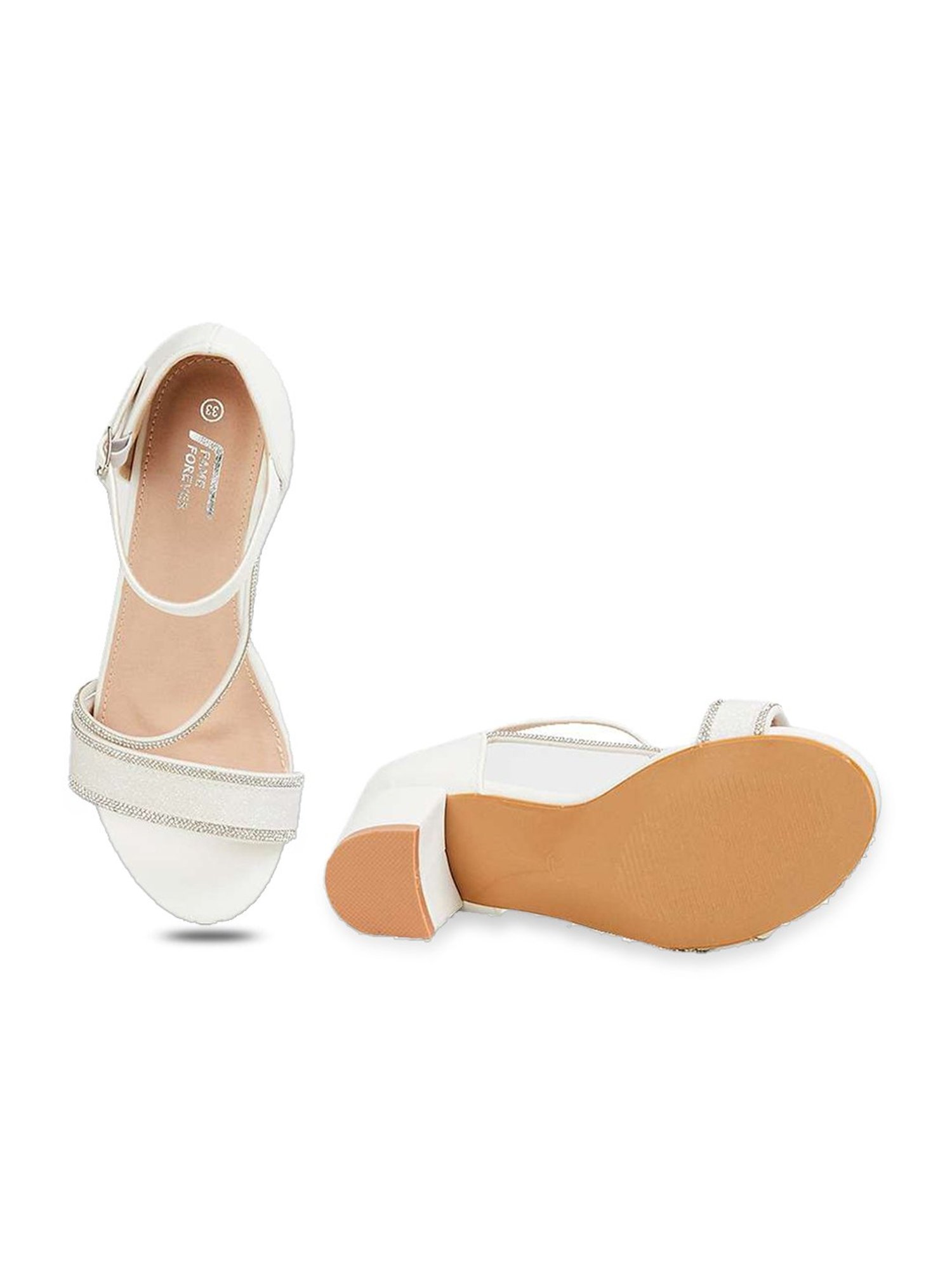 Shoetopia Kids Beige Toe Ring Sandals