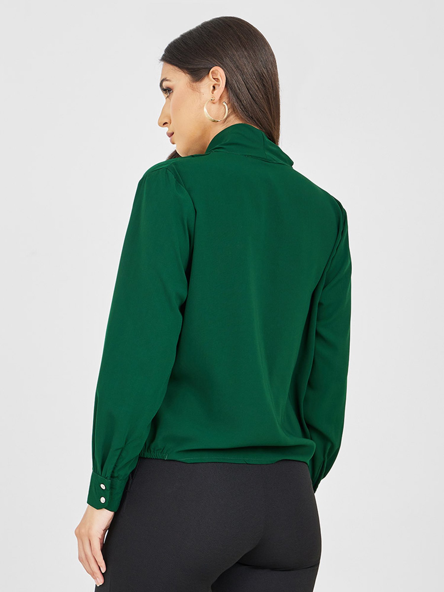Styli Green Regular Fit Top