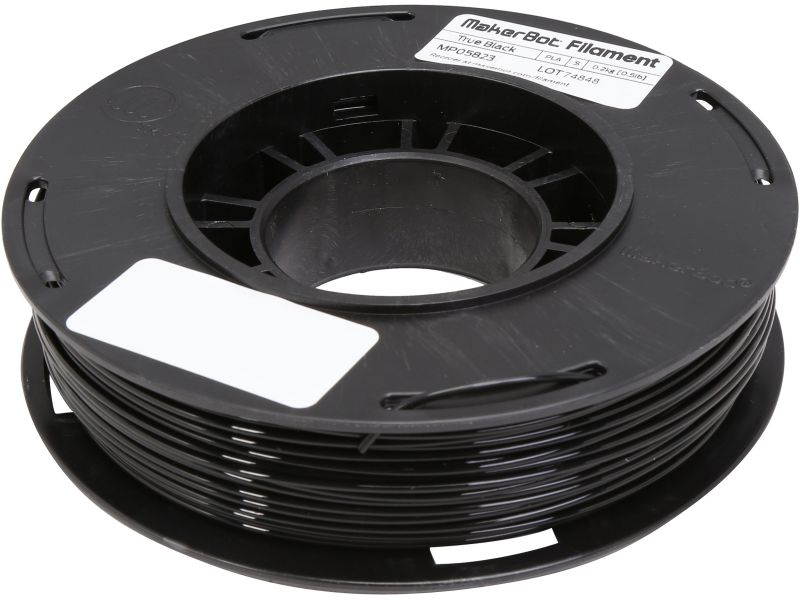 Makerbot MP05823 True Black 1.75mm PLA plastic Filament