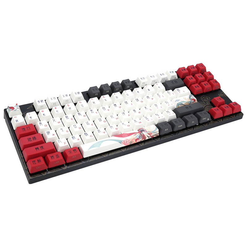 Varmilo VA87M Beijing Opera Mechanical Keyboard Wired Blue Cherry MX Switch Keyboard Adjustable Bracket Ergonomics