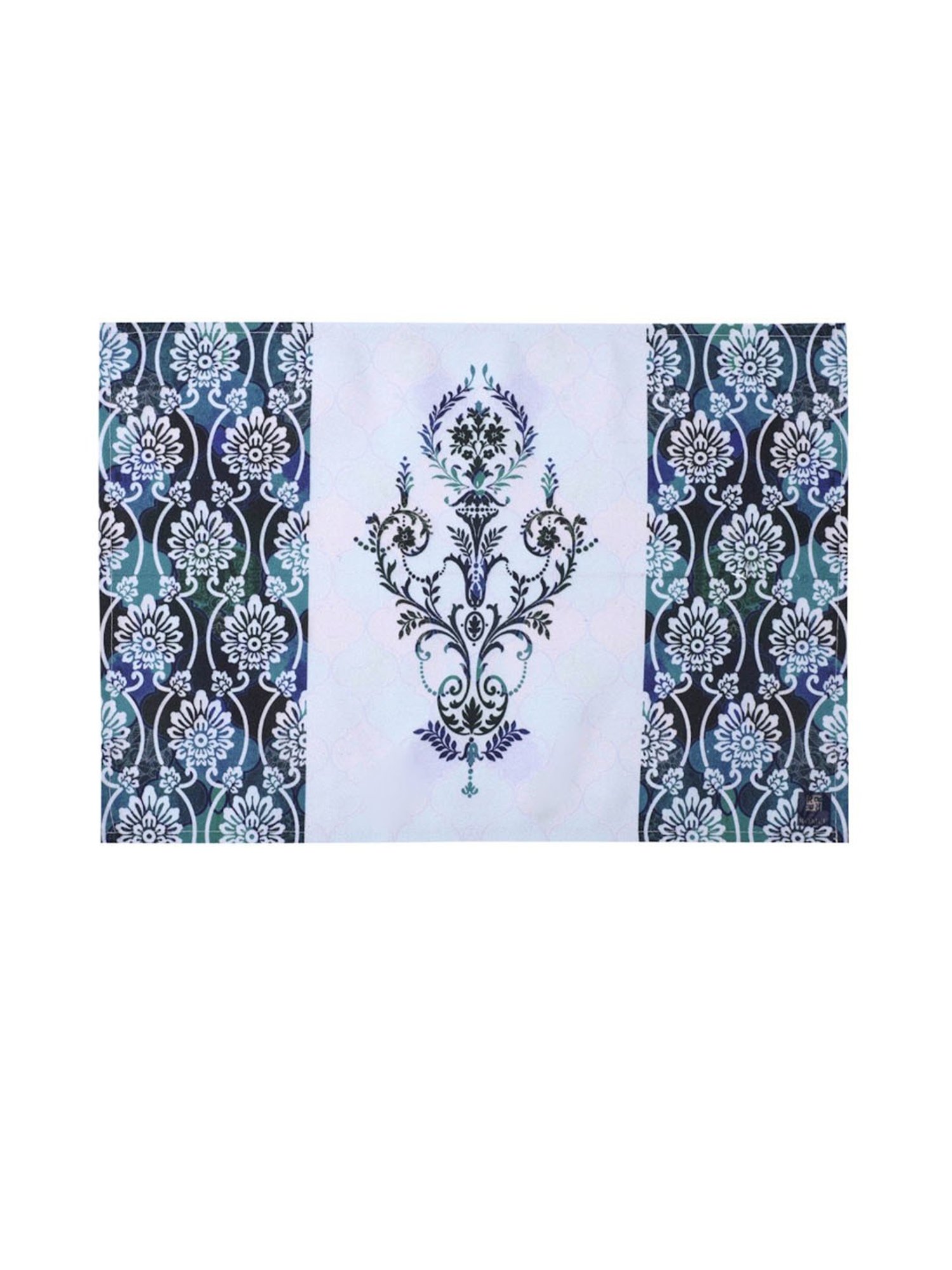 Romee Blue Cotton Ethnic Table Placemats
