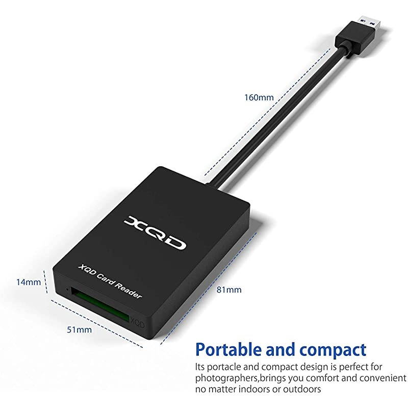 Upgraded Version XQD Card ReaderCompatible with Sony GM Series USB Mark XQD Card Lexar 2933x1400x USB Mark XQD Card Support WindowsMac OS System