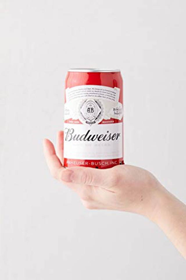 Budweiser Bluetooth Can Speaker- Wireless Audio Sound Stereo Beer Can, Bluetooth Budweiser Music Player (Budweiser Red)