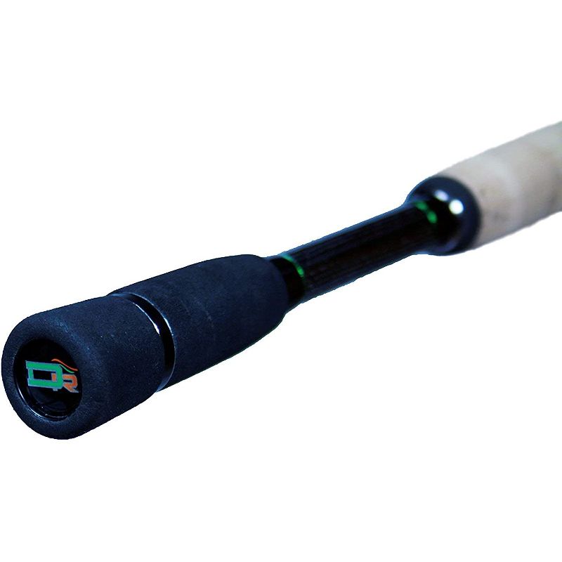 Dobyns Rods FR705CB Fury Series Medium Heavy Power Fast Action Spinning Fishing Rod, 6 Feet 6 Inches, Black/Green