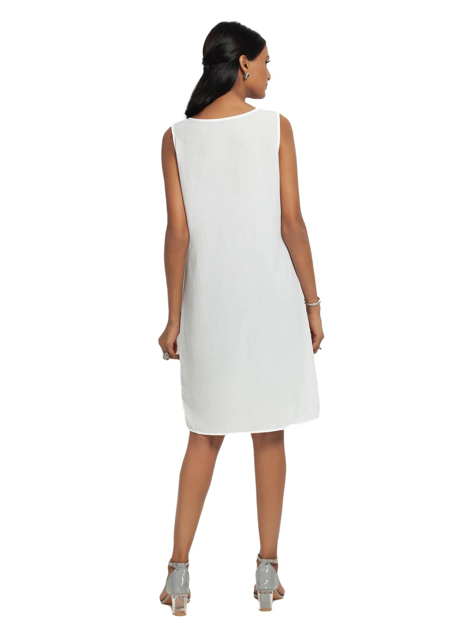 Office & You White Straight Fit Dress