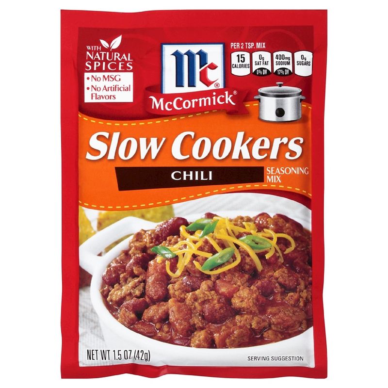 McCormick Slow Cookers Chili Seasoning Mix - 1.5oz