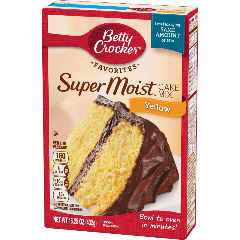 Betty Crocker Super Moist Yellow Mix - 15.25oz