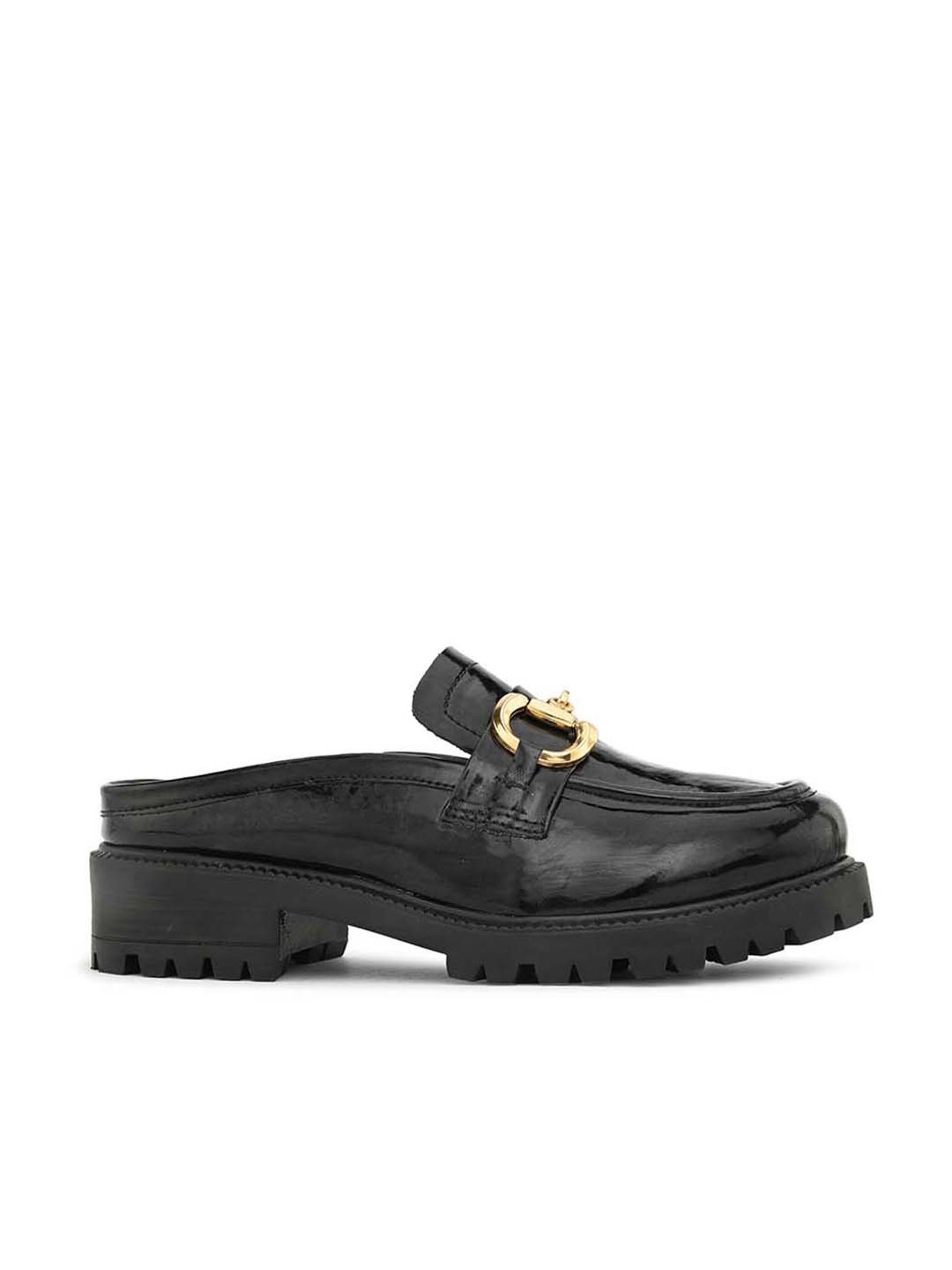 Carlo Romano Women's Black Mule Shoes